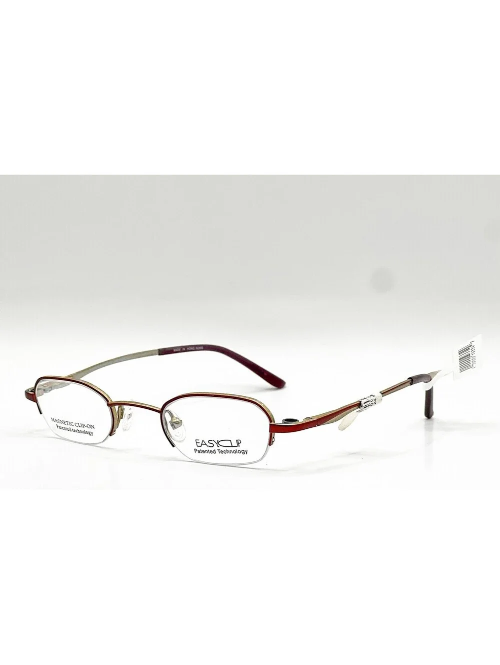 Easyclip S2438 30 Satin Choco Brown Authentic Eyeglasses 42-23-135